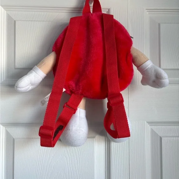 M&M'S Red Character 2001 Plush Backpack 🎒 - Picture 7 of 12